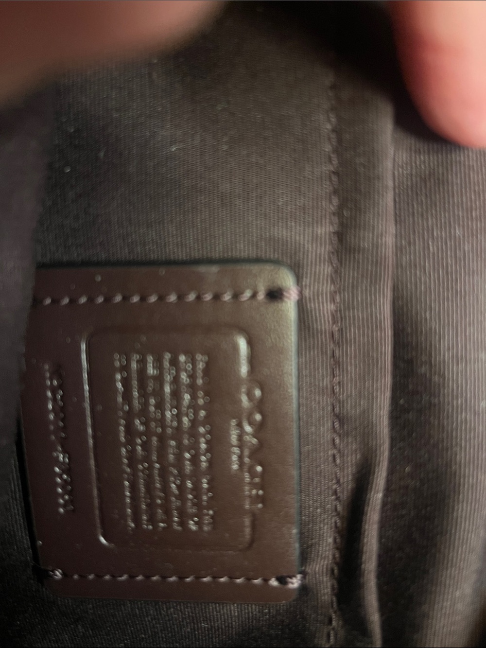 Coach Brown Signature Canvas Crossbody with Gold Logo - Picture 8 of 9